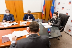 Онлайн-режим заседания антинаркотической комиссии, которая прошла под председательством главы региона Андрея Чибиса